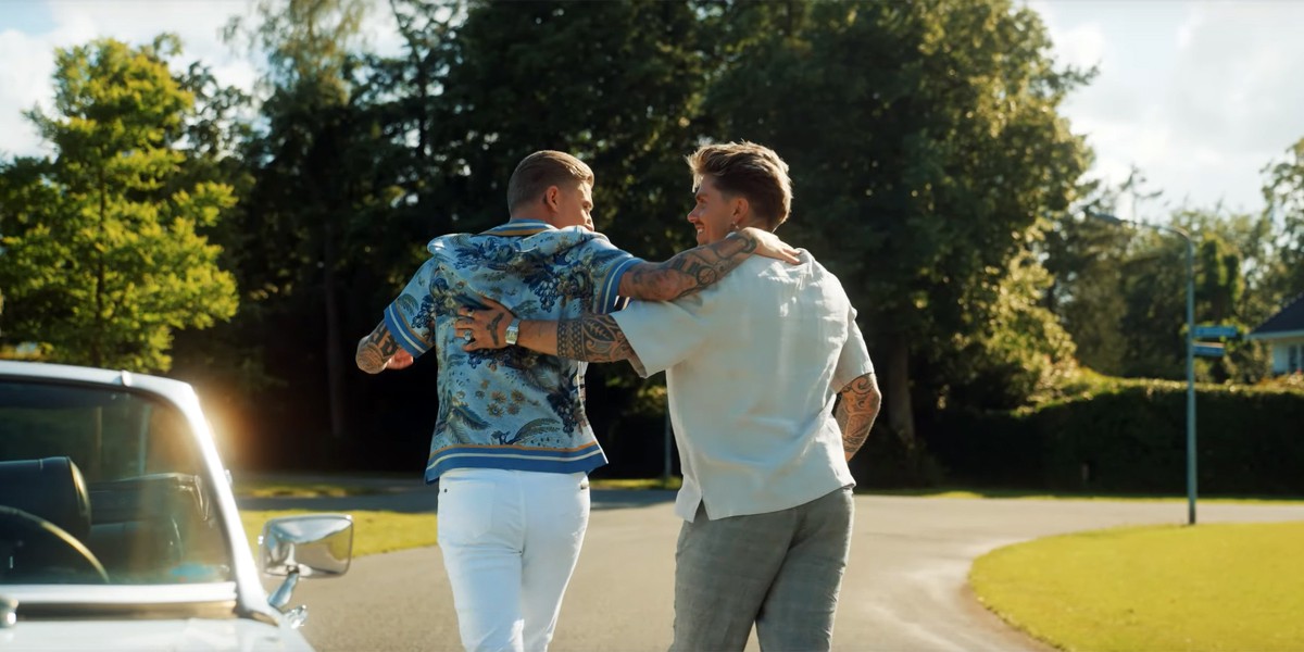 André Hazes en Mart Hoogkamer - 'Zij is van mij'